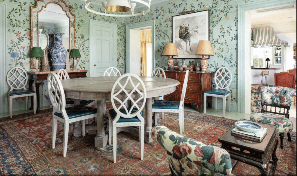 The formal dining room at Goodthyme Farm  (Photo by Kerry Kirk Photography)